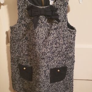 Janie and Jack blue and white dress